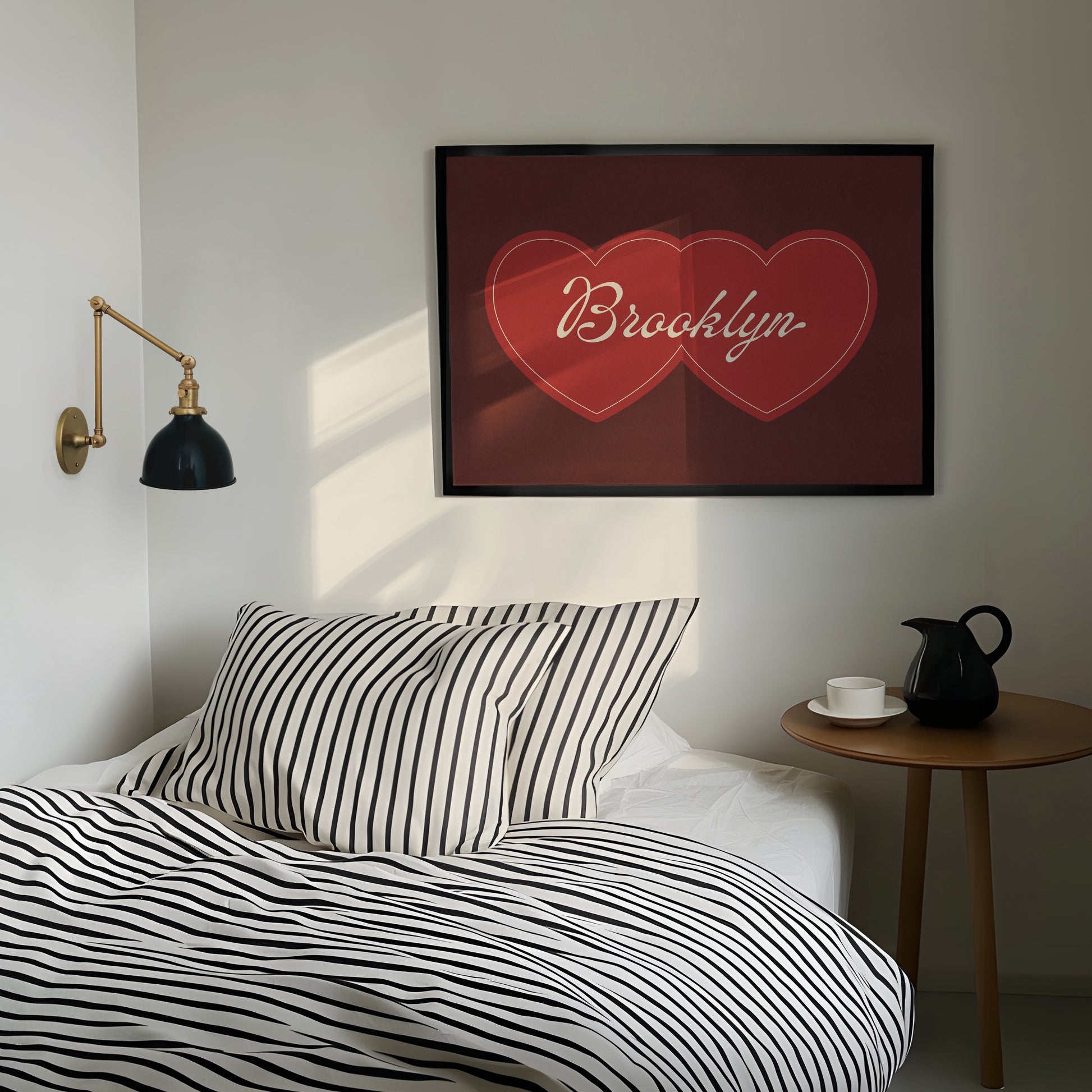 Love Brooklyn Personalised Art Print