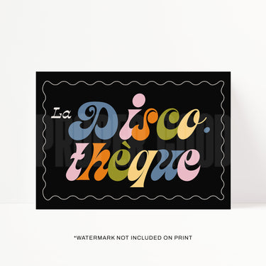 La Discotheque Print