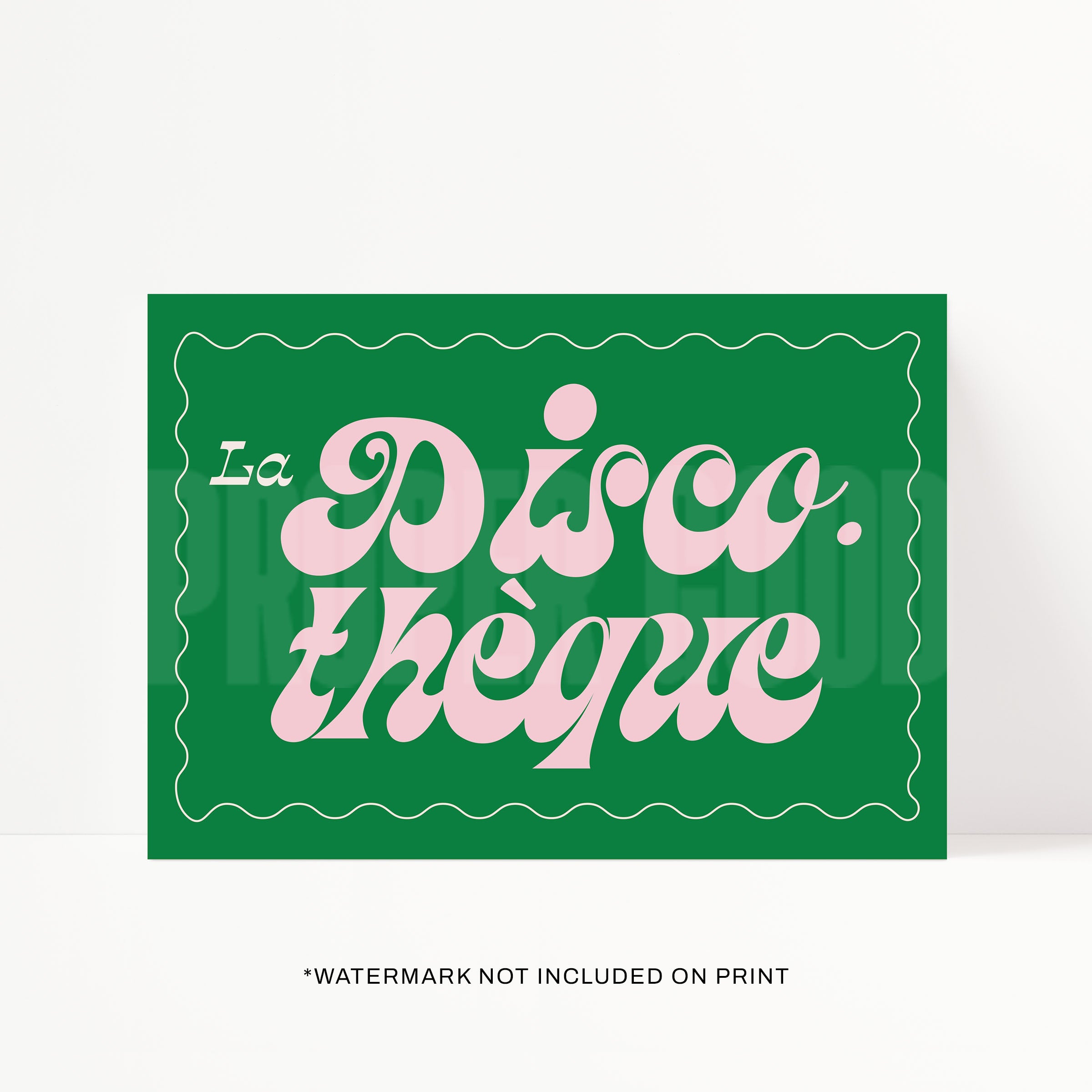La Discotheque Print