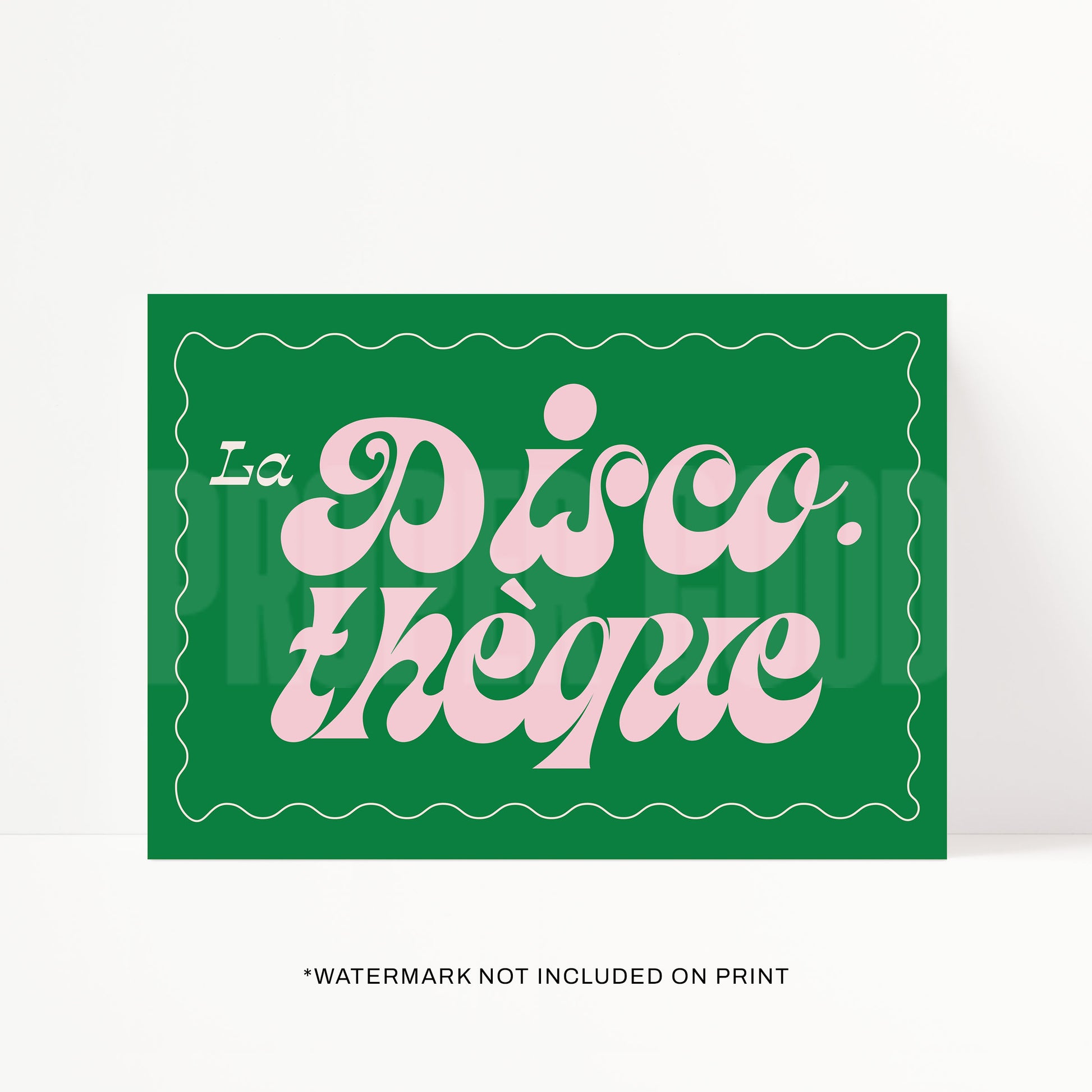 La Discotheque Print