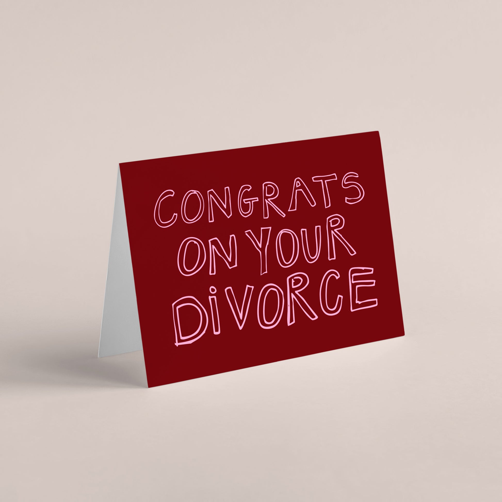 Congrats on Your Divorce Card