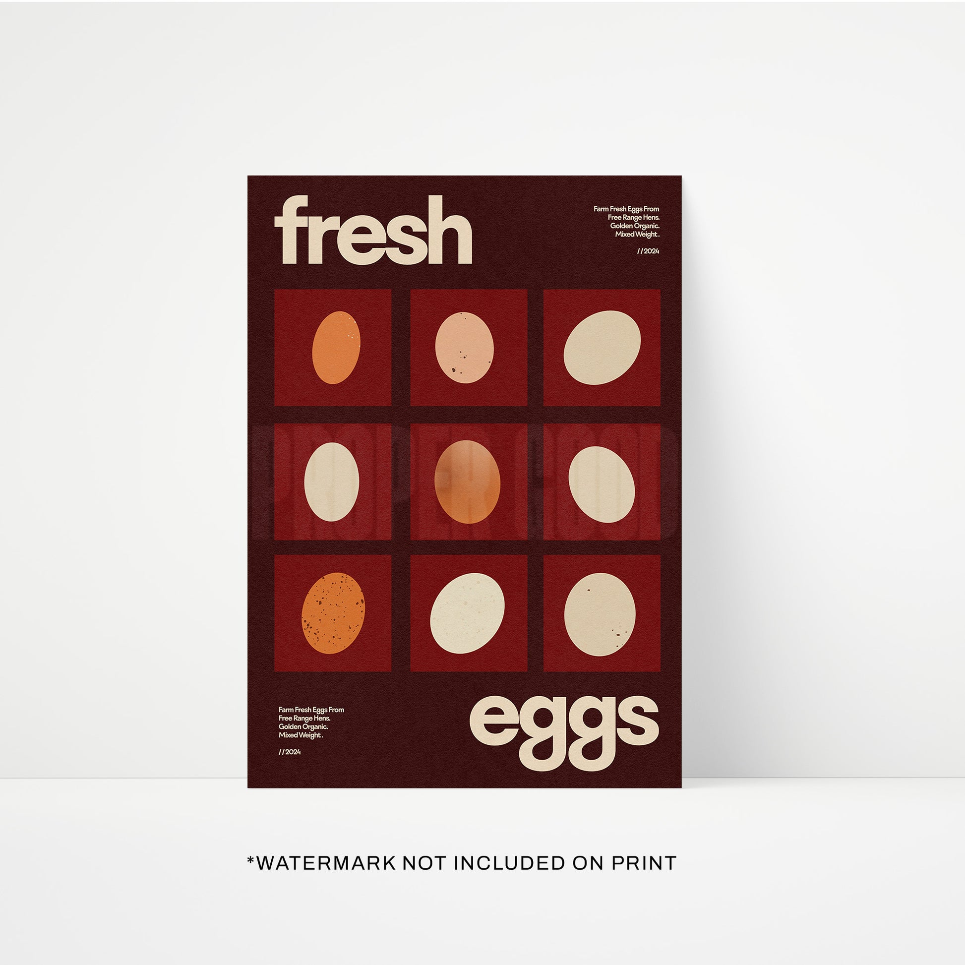 Fresh Eggs Print