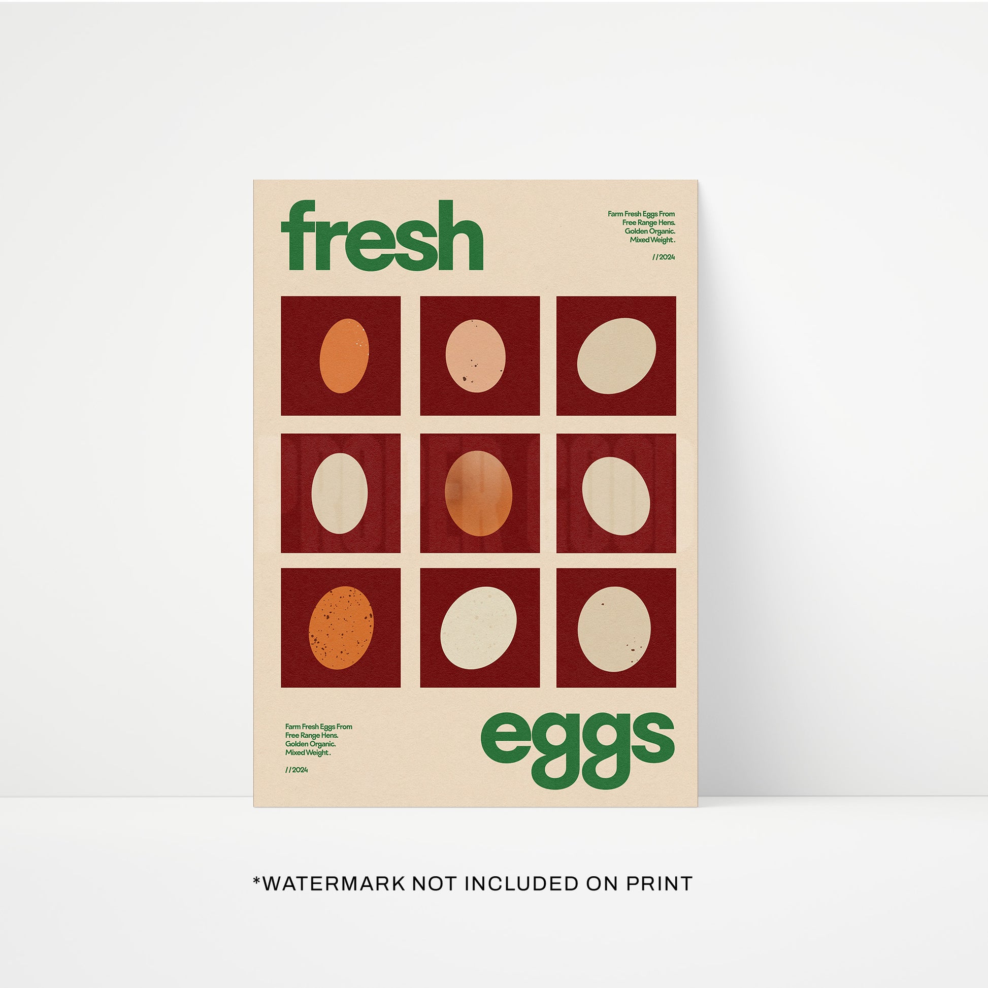 Fresh Eggs Print
