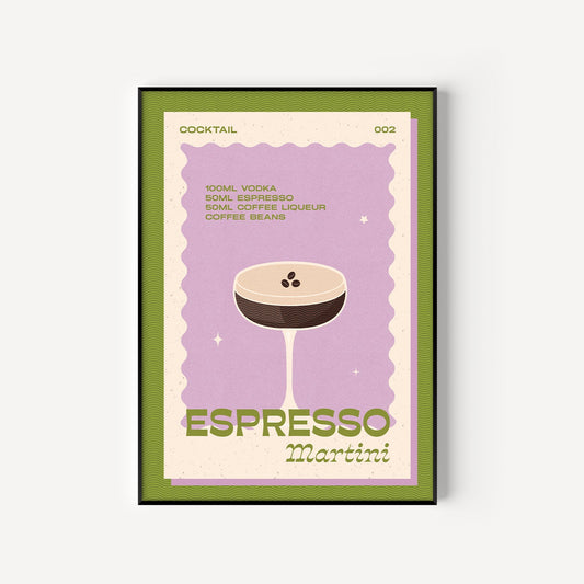 A3 SAMPLE | Espresso Martini Print