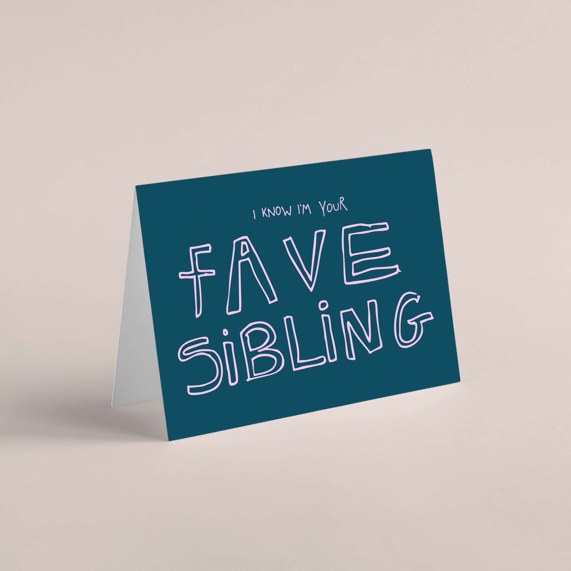 Humour Sibling Card