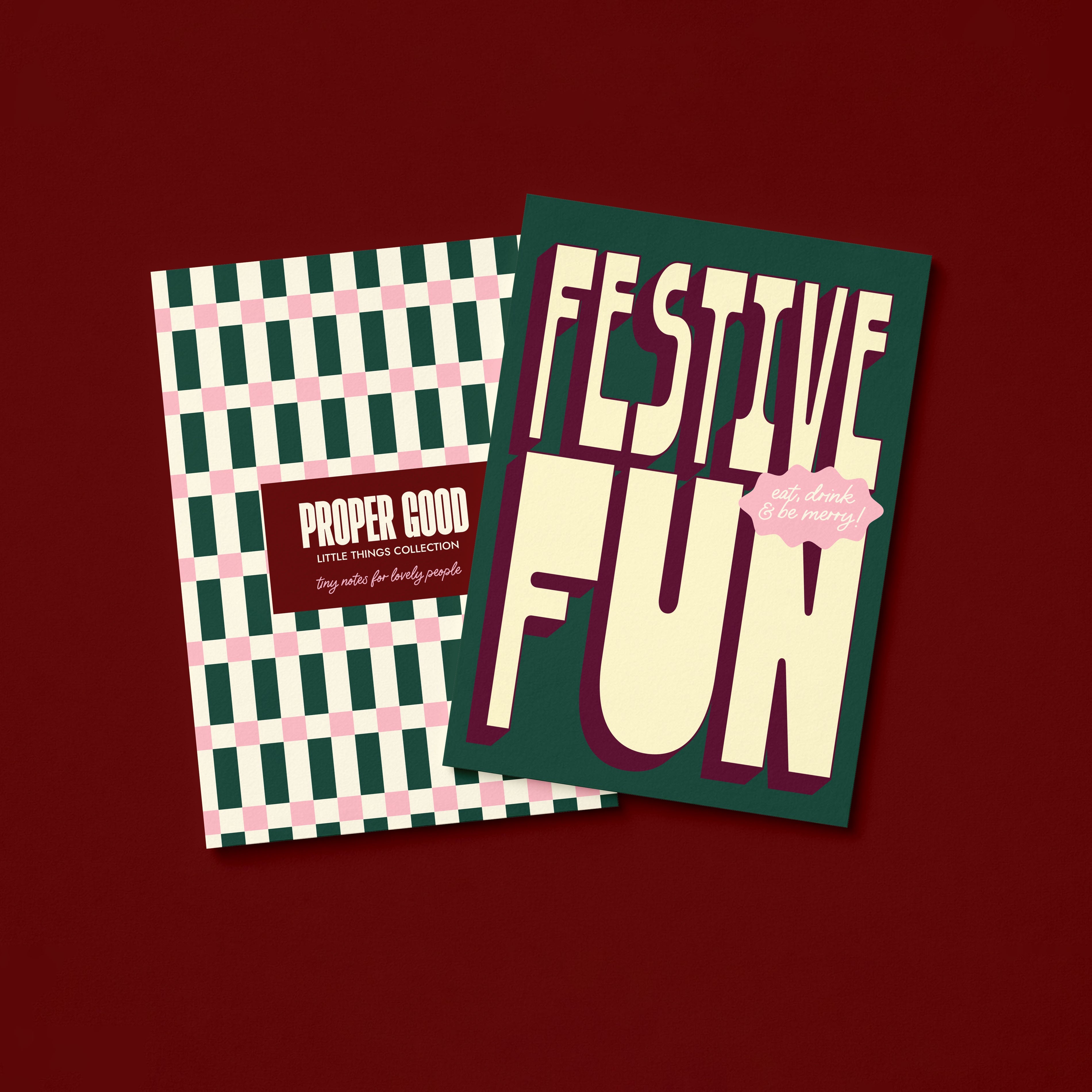Mini Christmas Greetings Card | Festive Fun