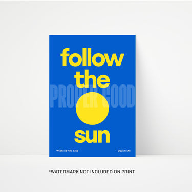 Follow The Sun Print