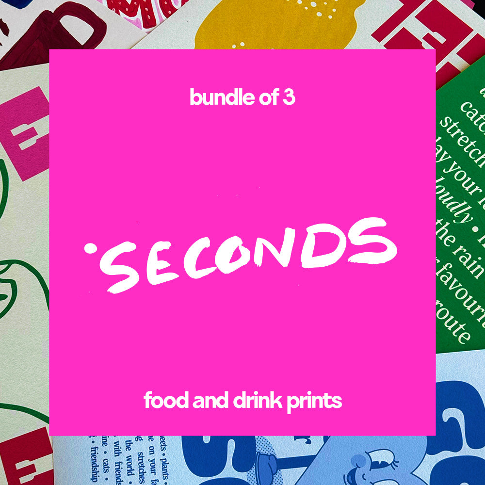 3 MYSTERY FOOD & DRINK PRINTS | SECONDS