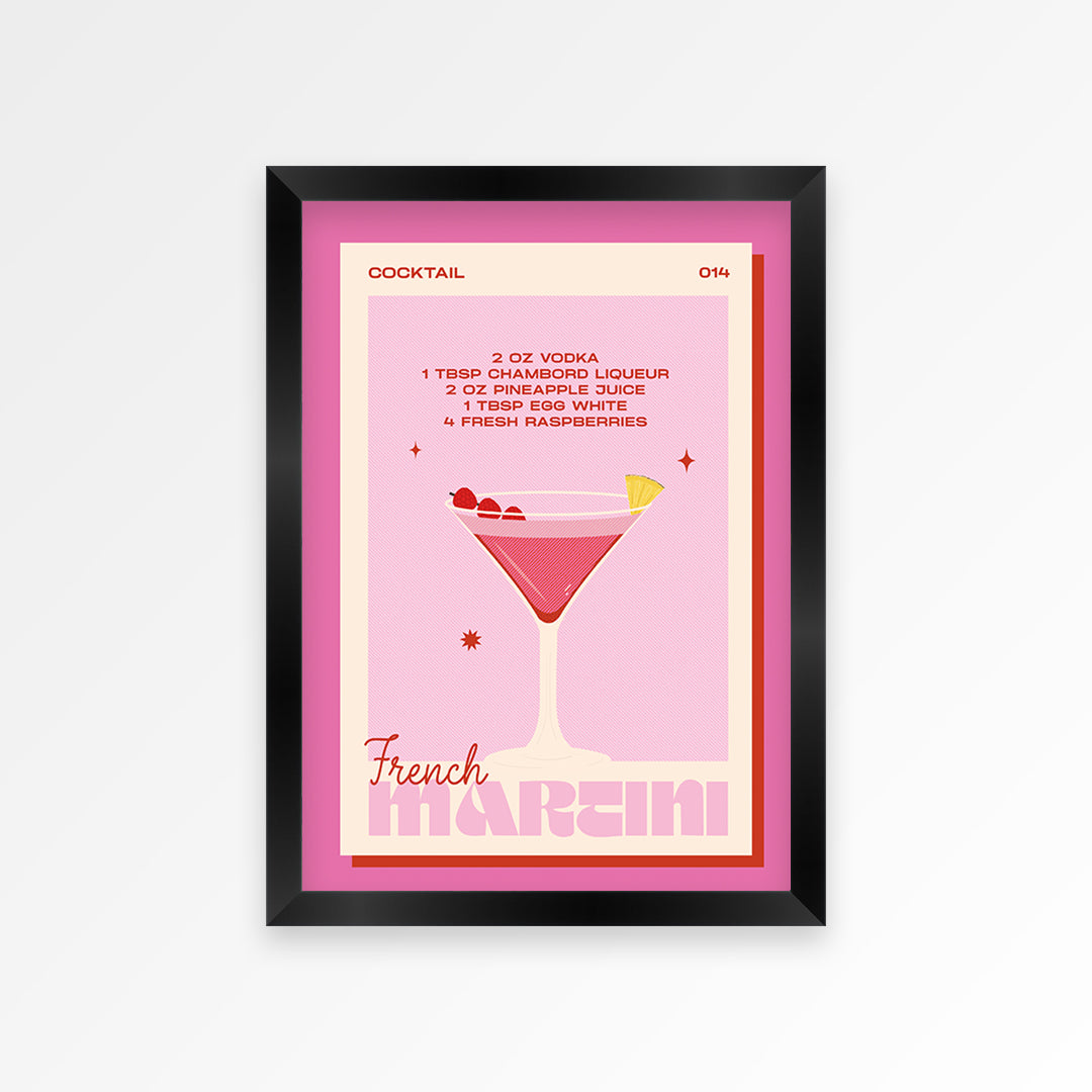 French Martini Print