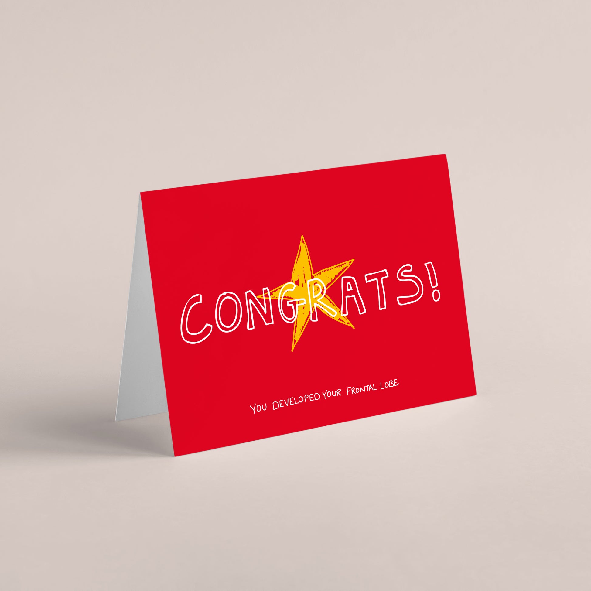 Frontal Lobe Funny Birthday Card