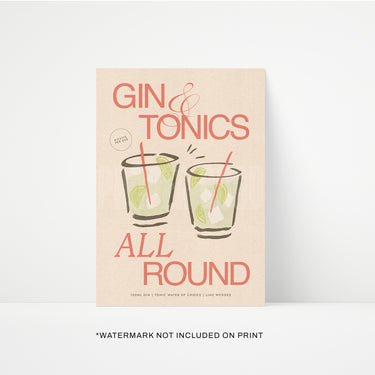 Gin & Tonic Print