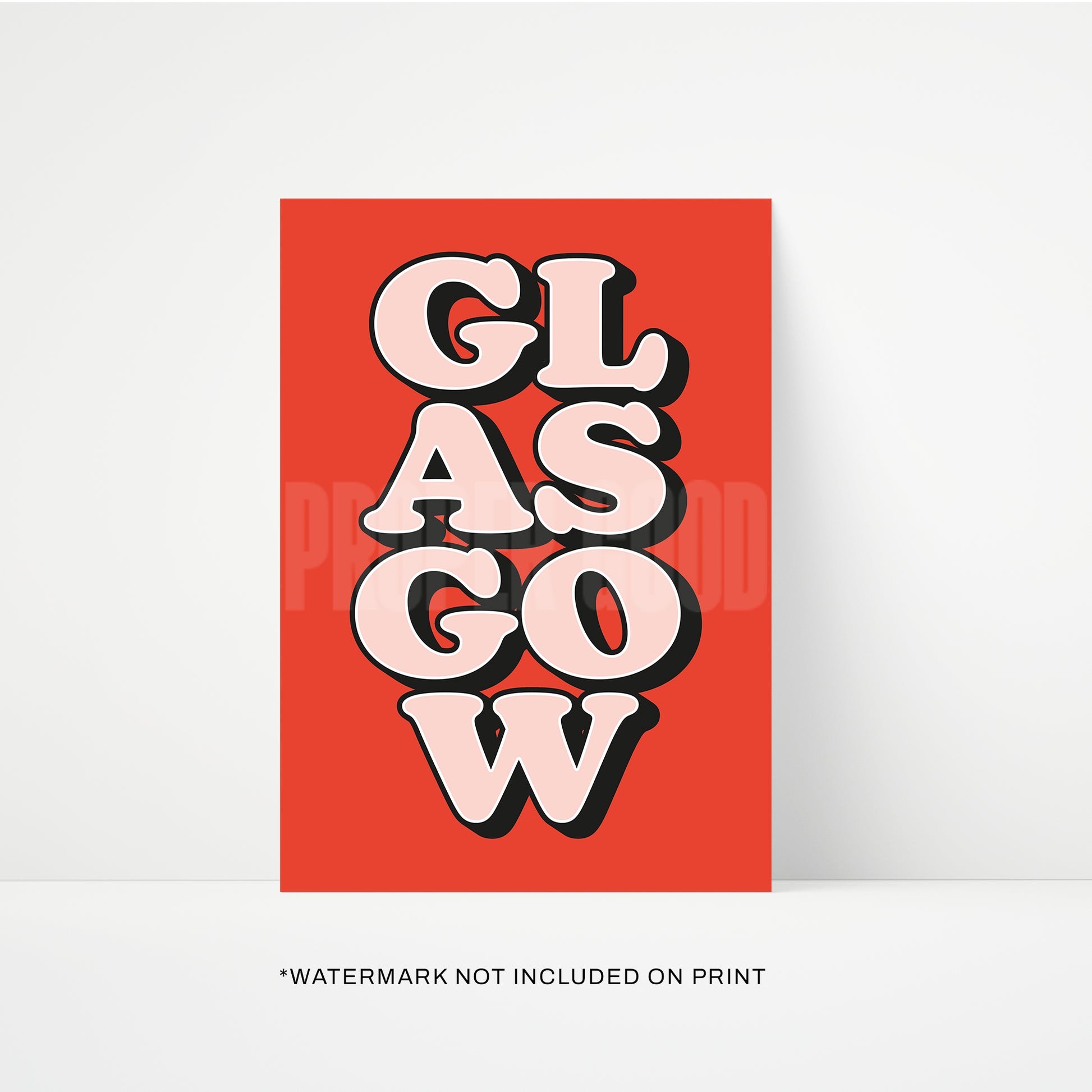 Glasgow Print