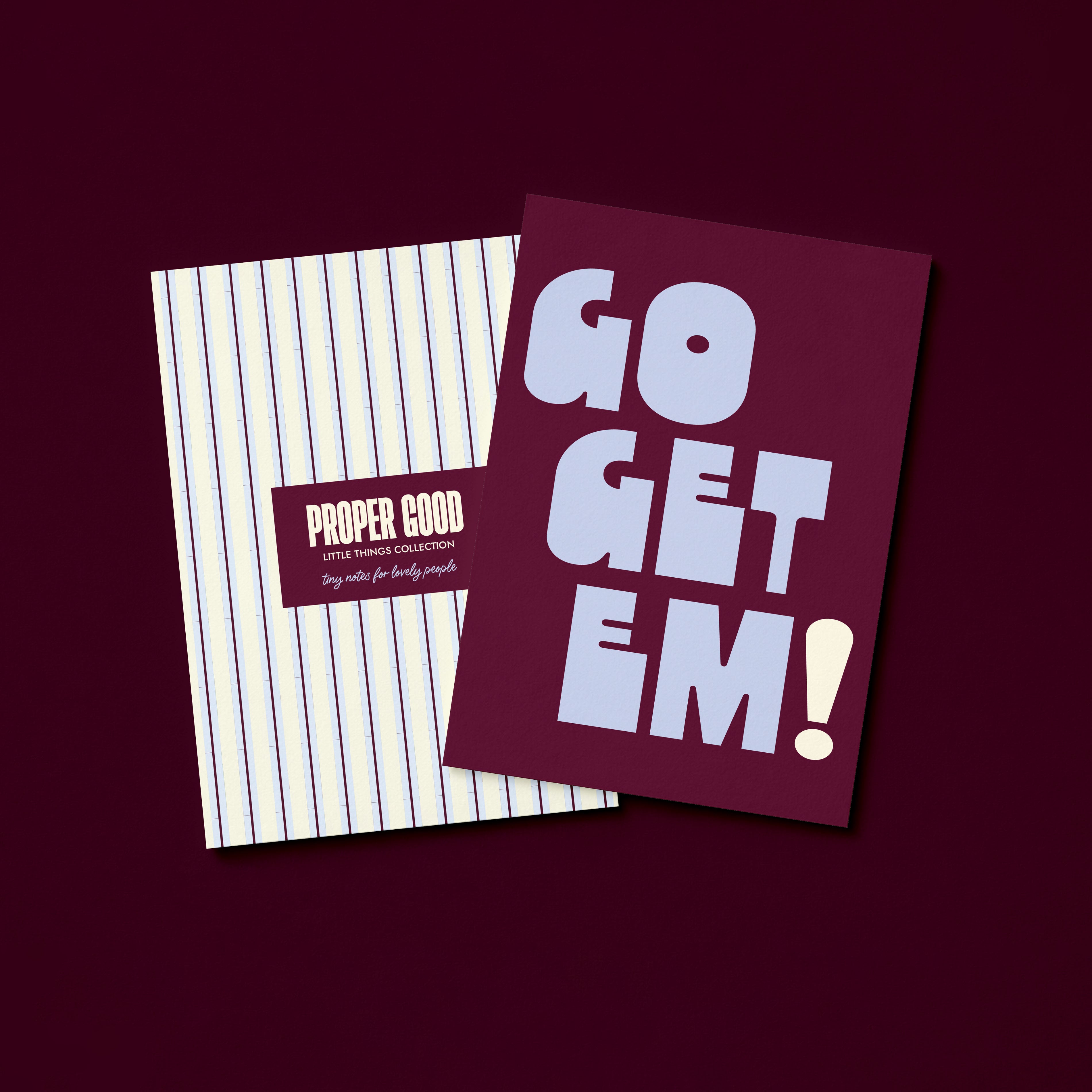 Mini Encouragement Greetings Card | Good Luck
