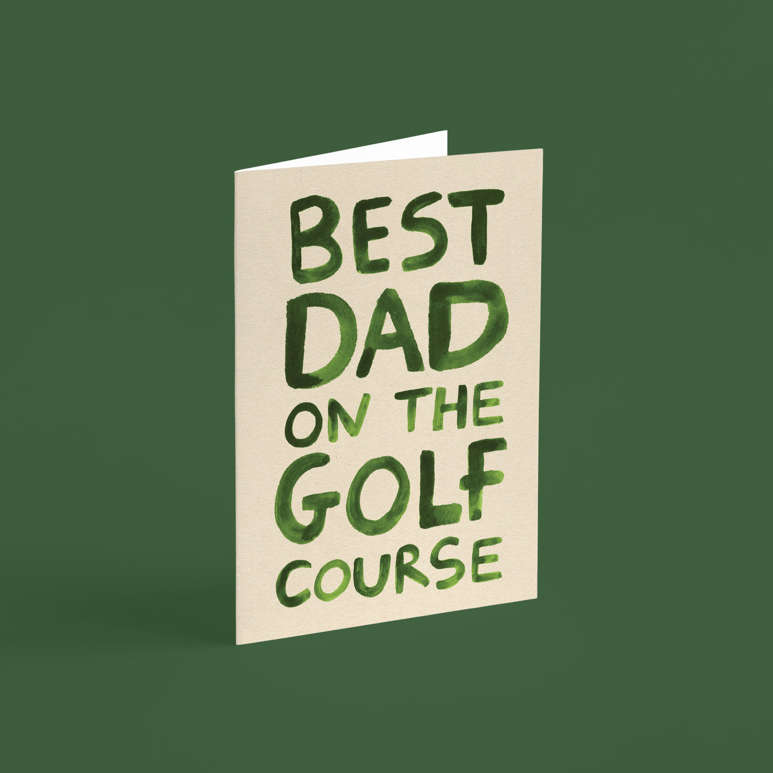 Best Dad On The Golf Course Father's Day Card