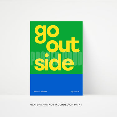 Go Outside Print