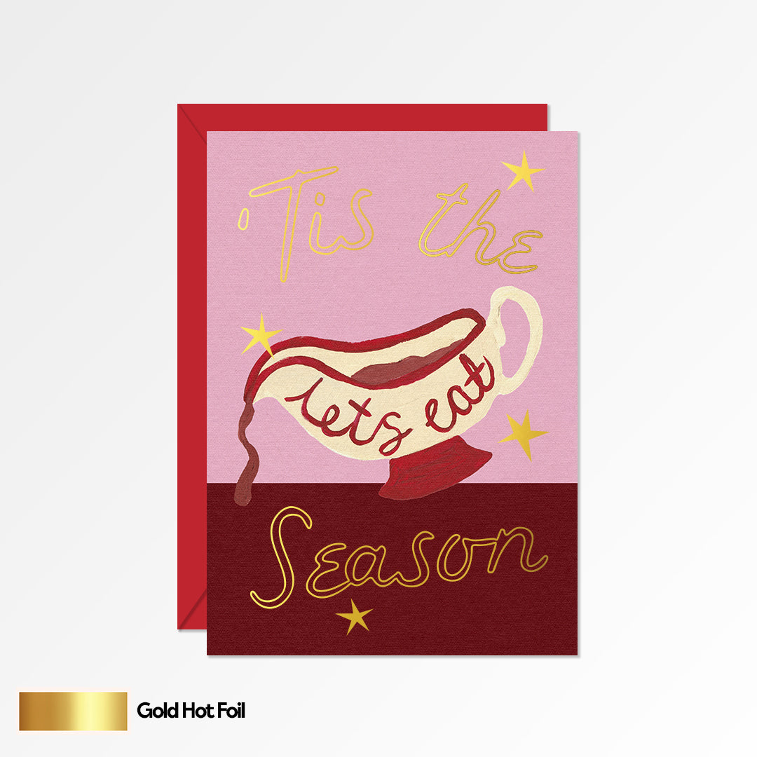 Tis The Season Gravy Christmas Card