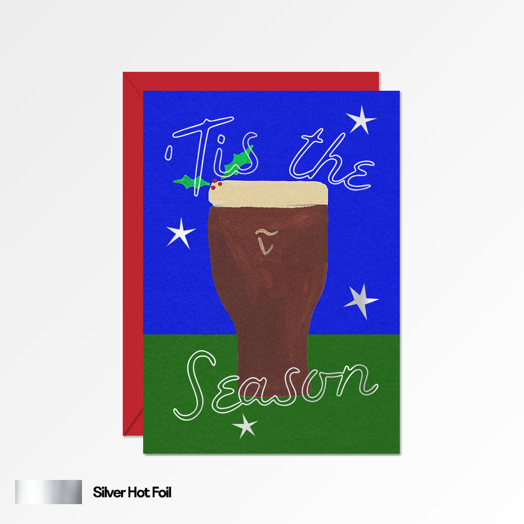 Tis The Season Guiness Christmas Card