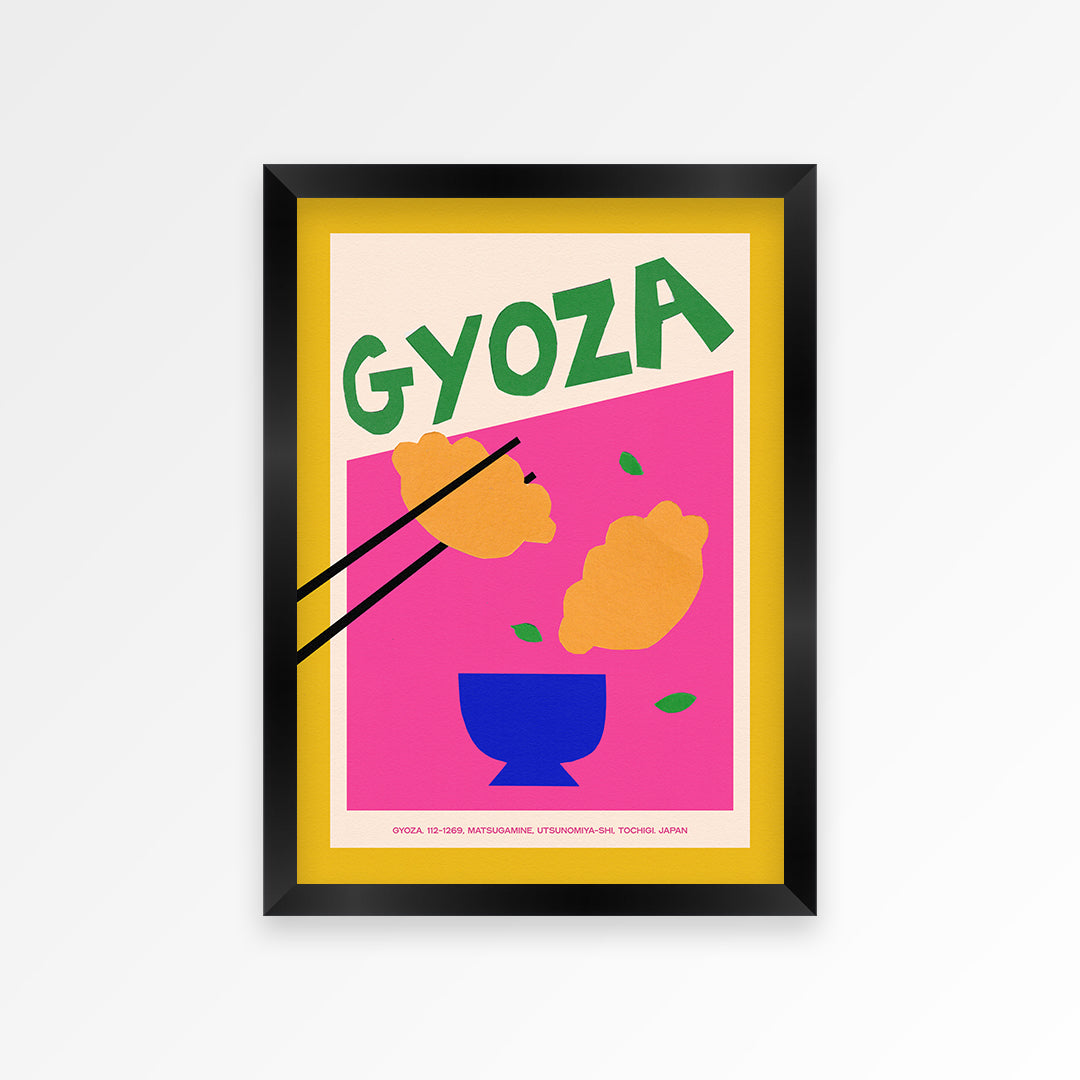Gyoza Hand Collaged Print | STUDIO SALE