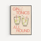 Gin & Tonic Print