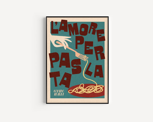 A3 SAMPLE | Pasta Love Print