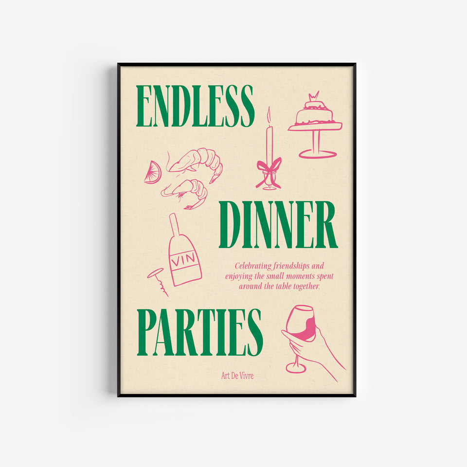 Dinner Party Inspired Gallery Wall Set