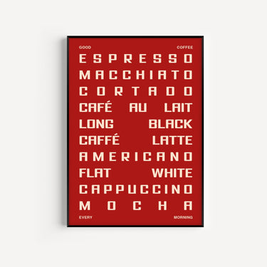 A4 SAMPLE | Coffee Guide Print