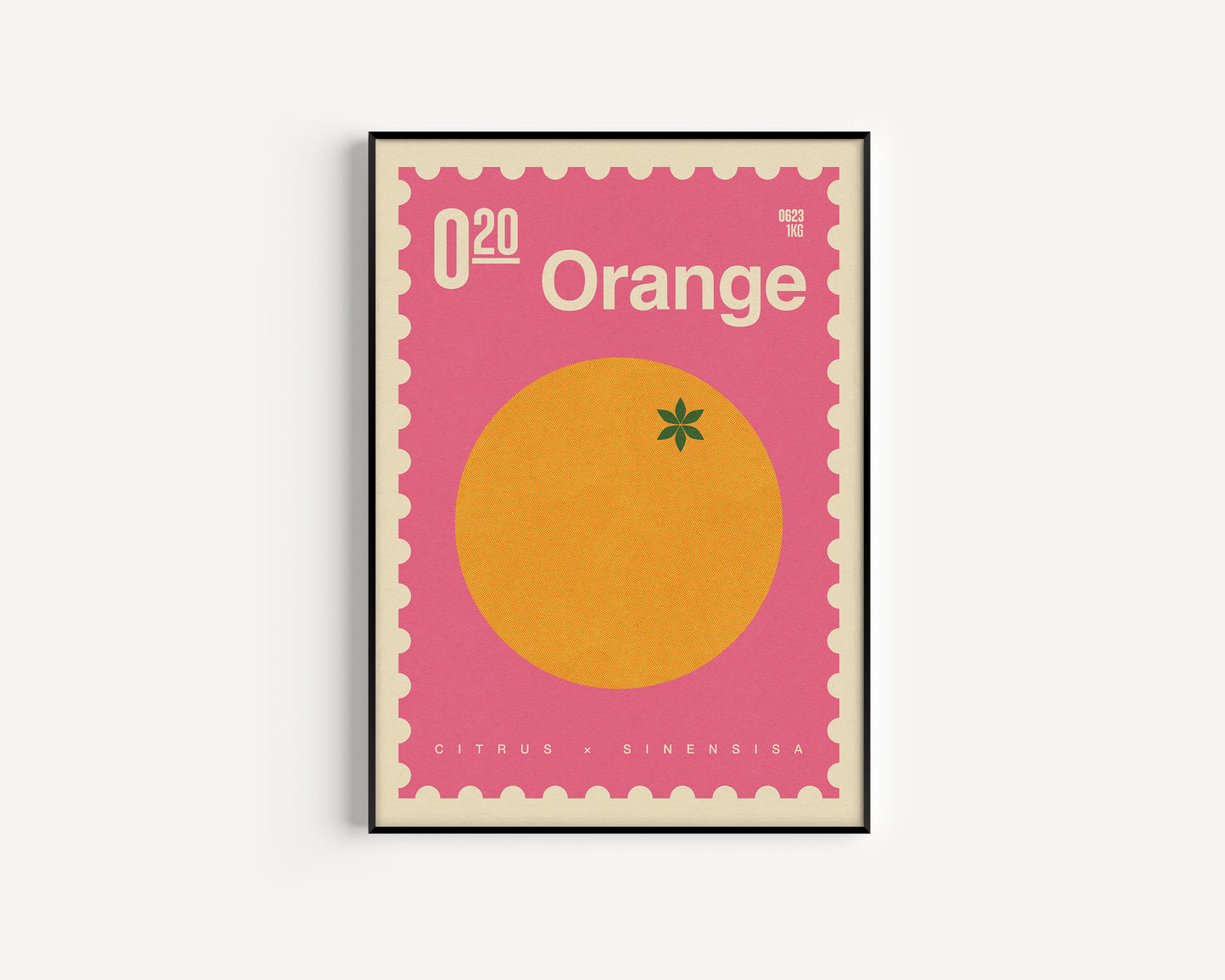 Orange Print