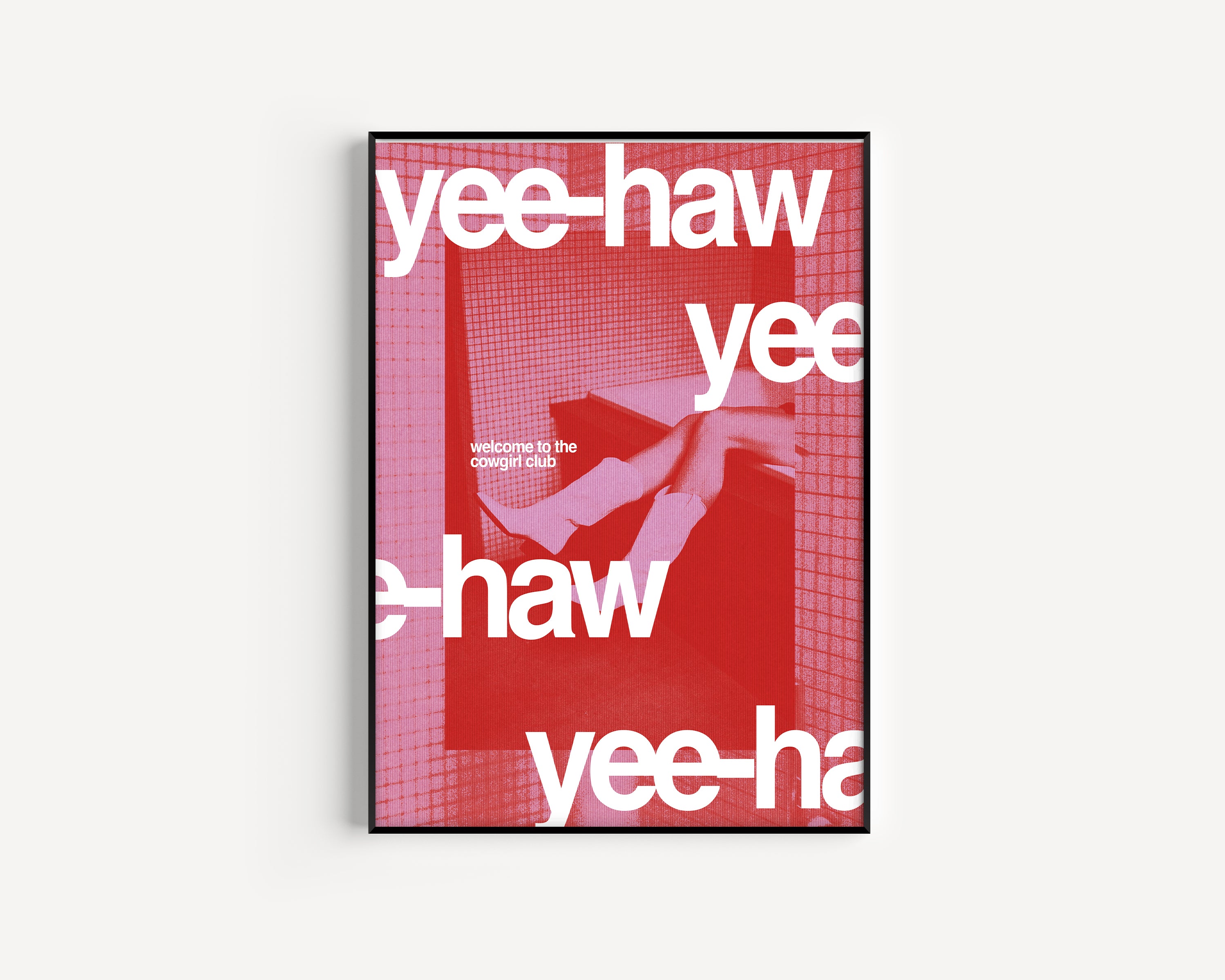 Yeehaw Cowgirl Print