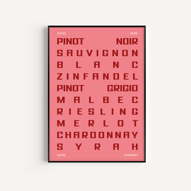 Wine Guide Print