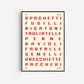 Pasta Print