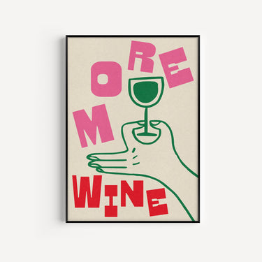 A4 SAMPLE | More Wine Print