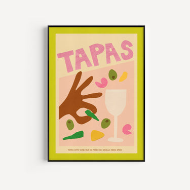 A3 SAMPLE | Tapas Hand Collaged Print