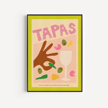 A4 SAMPLE | Tapas Hand Collaged Print
