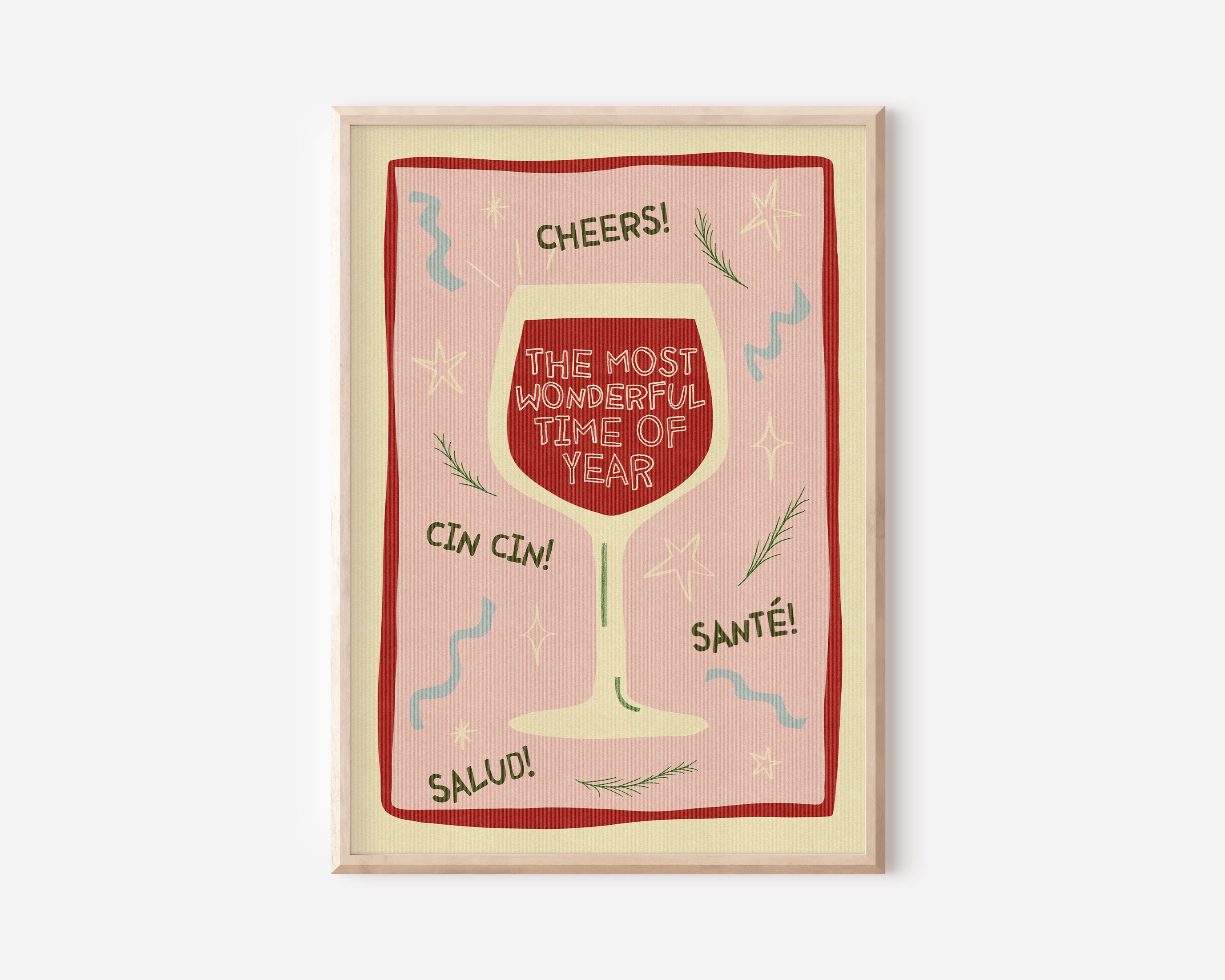 Wonderful Time of Year Christmas Print