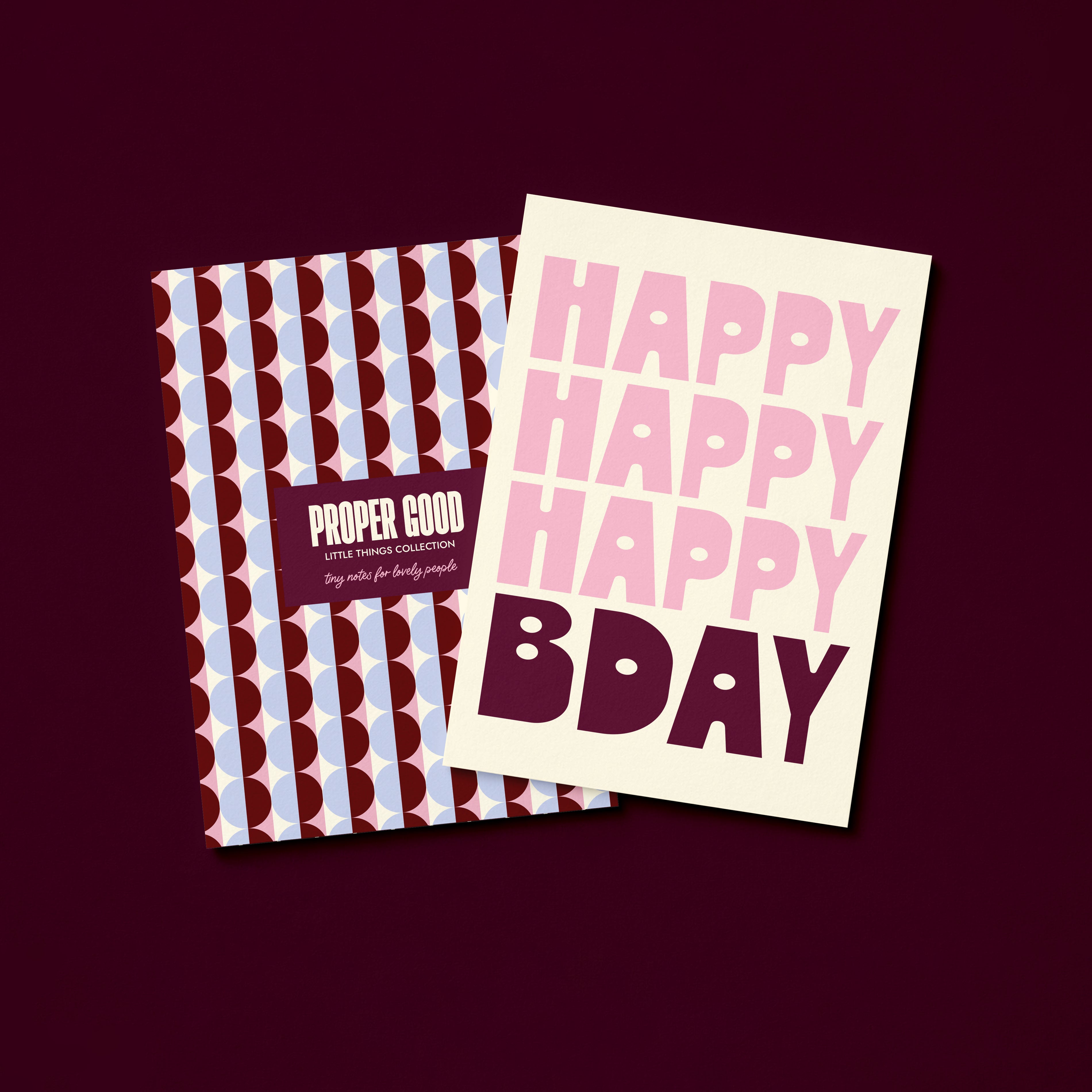 Mini Happy Birthday Greetings Card