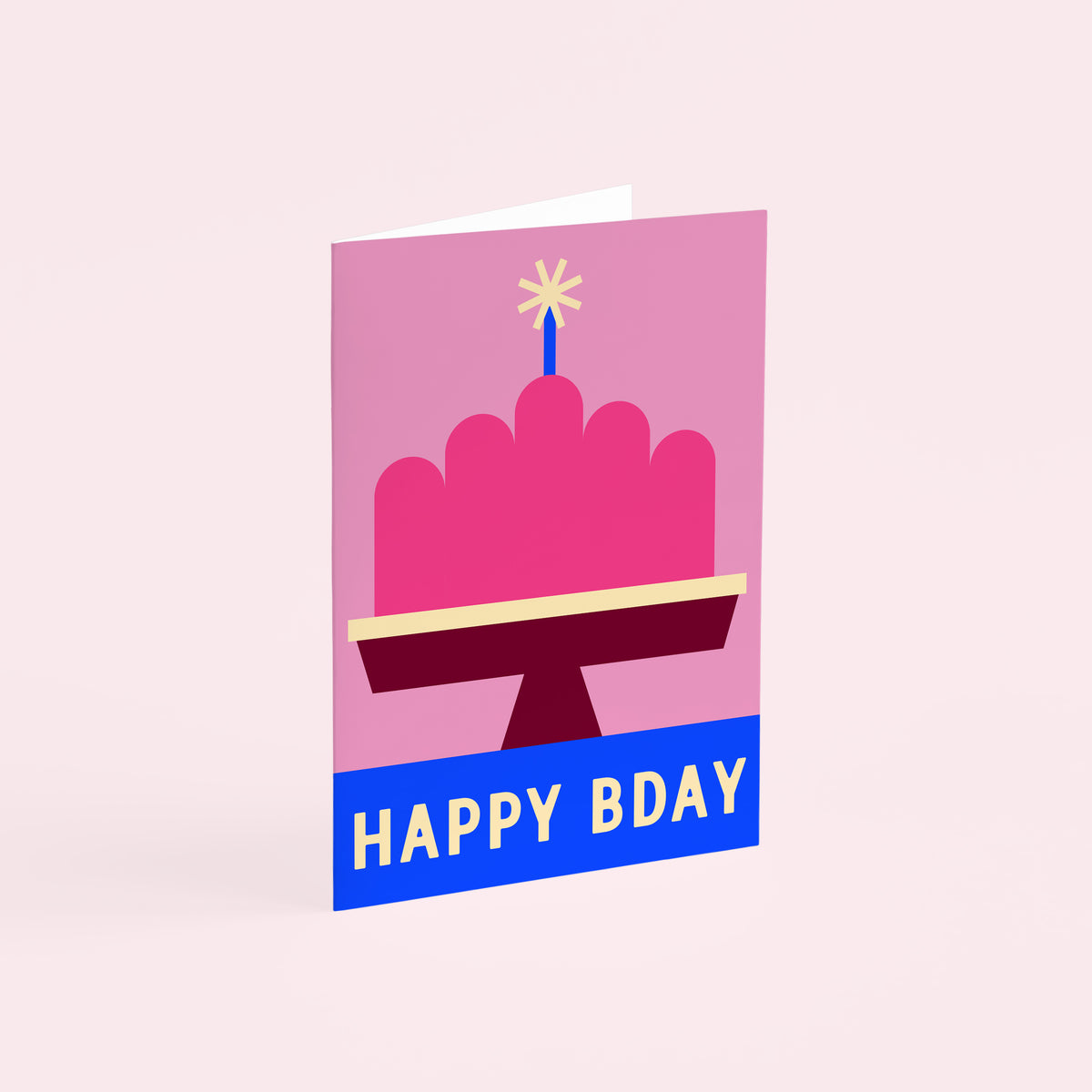 Birthday Cake Greetings Card