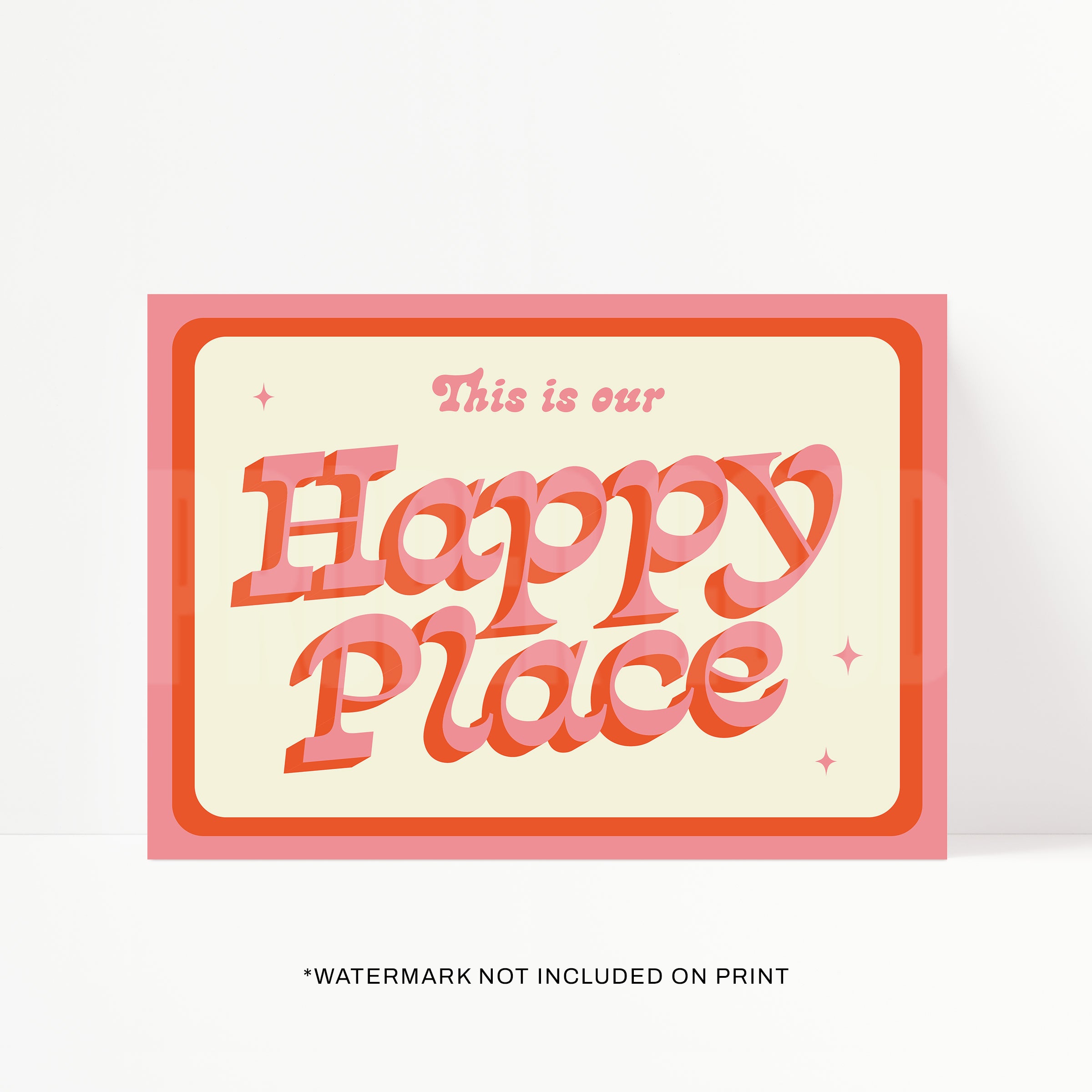 Our Happy Place Print