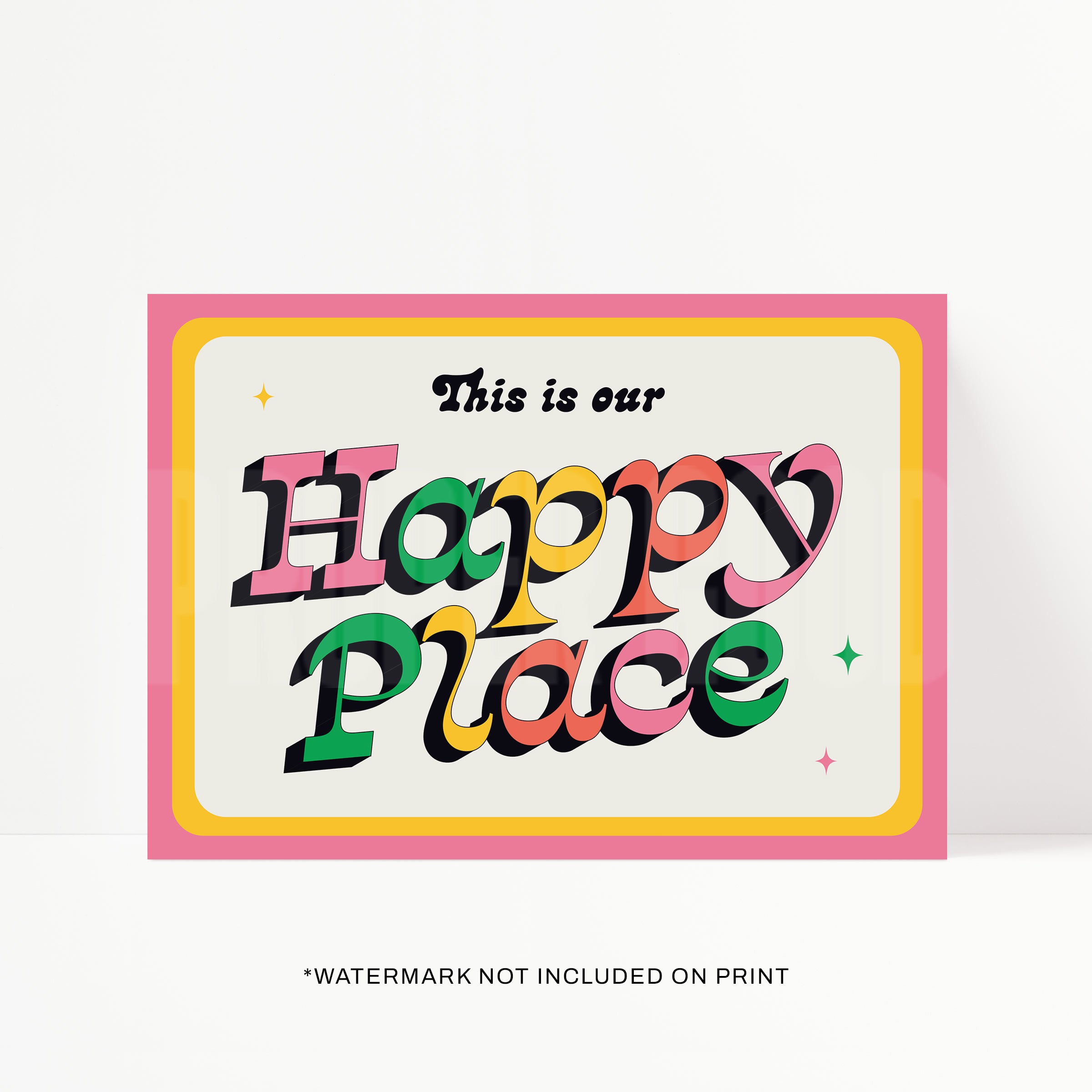 Our Happy Place Print