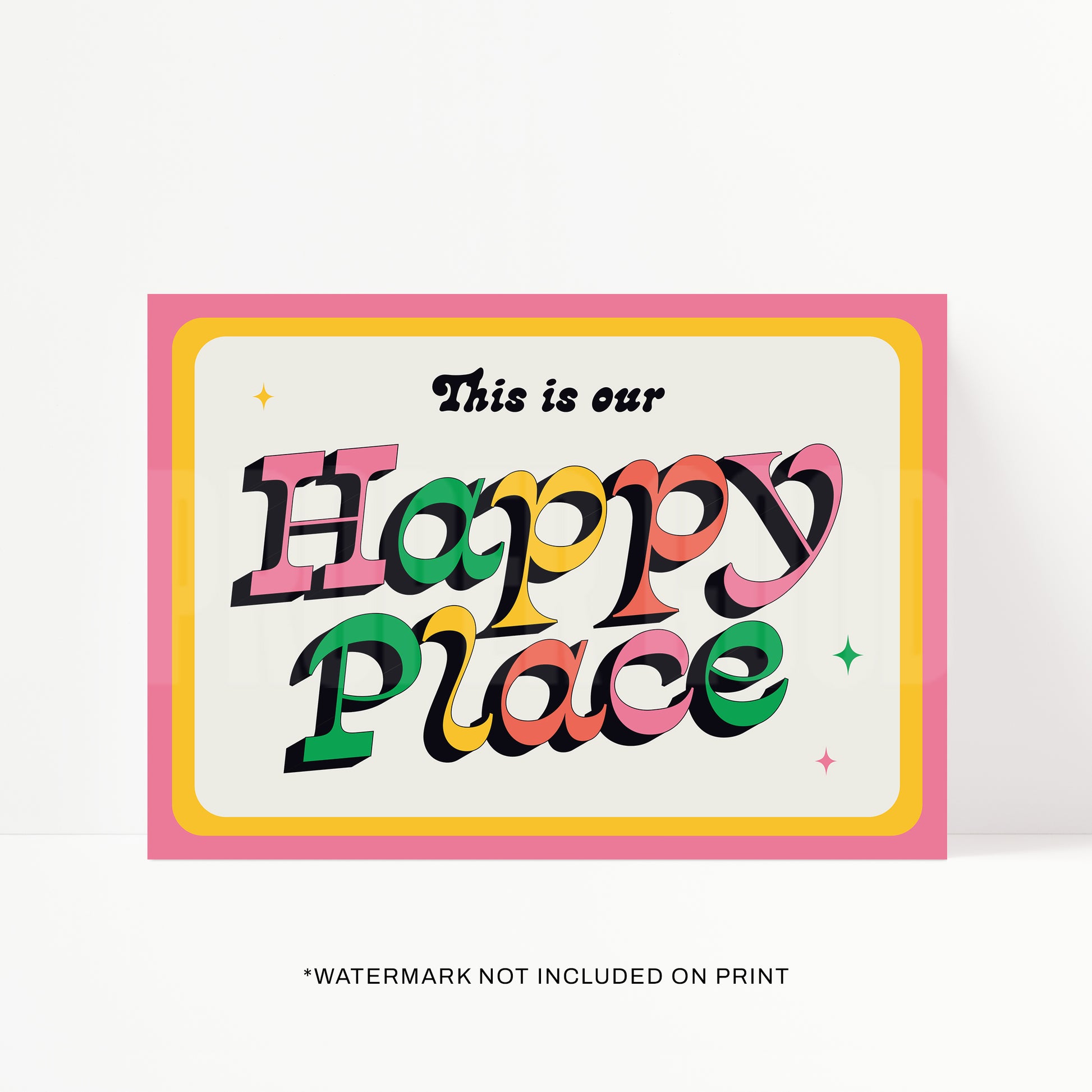 Our Happy Place Print