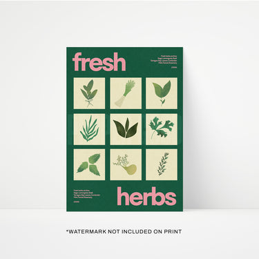 Fresh Herbs Print