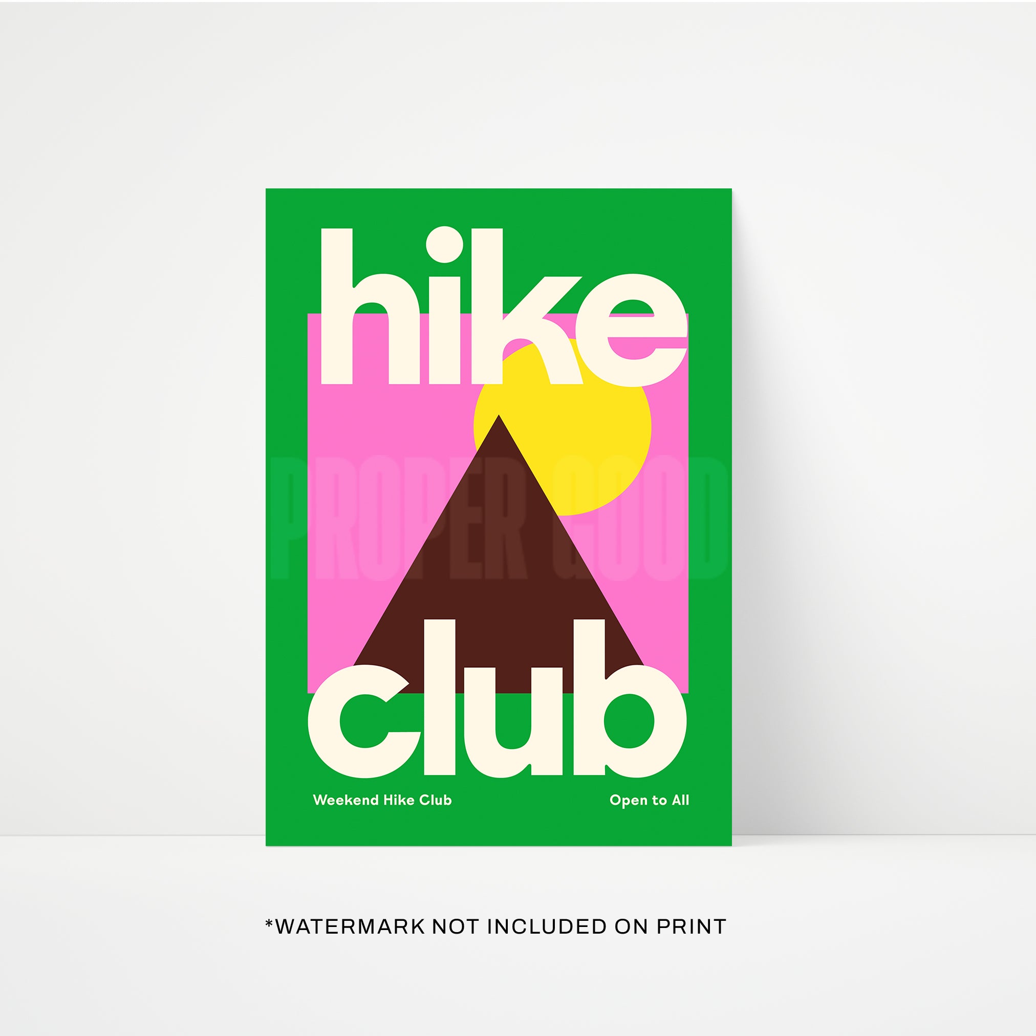 Hike Club Print