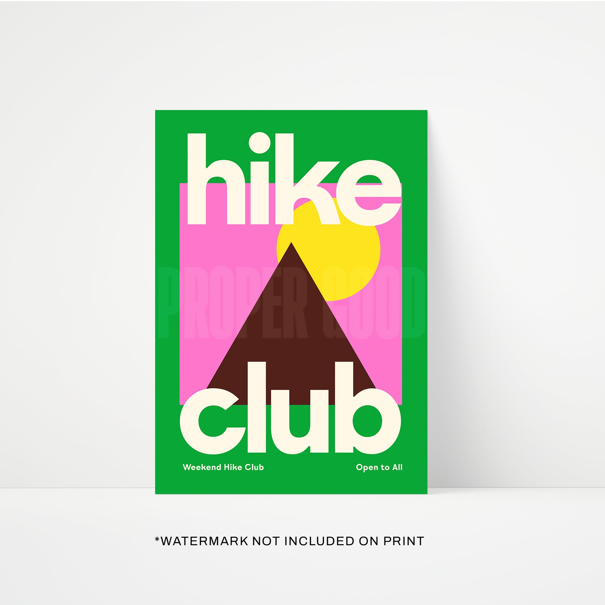 Hike Club Print