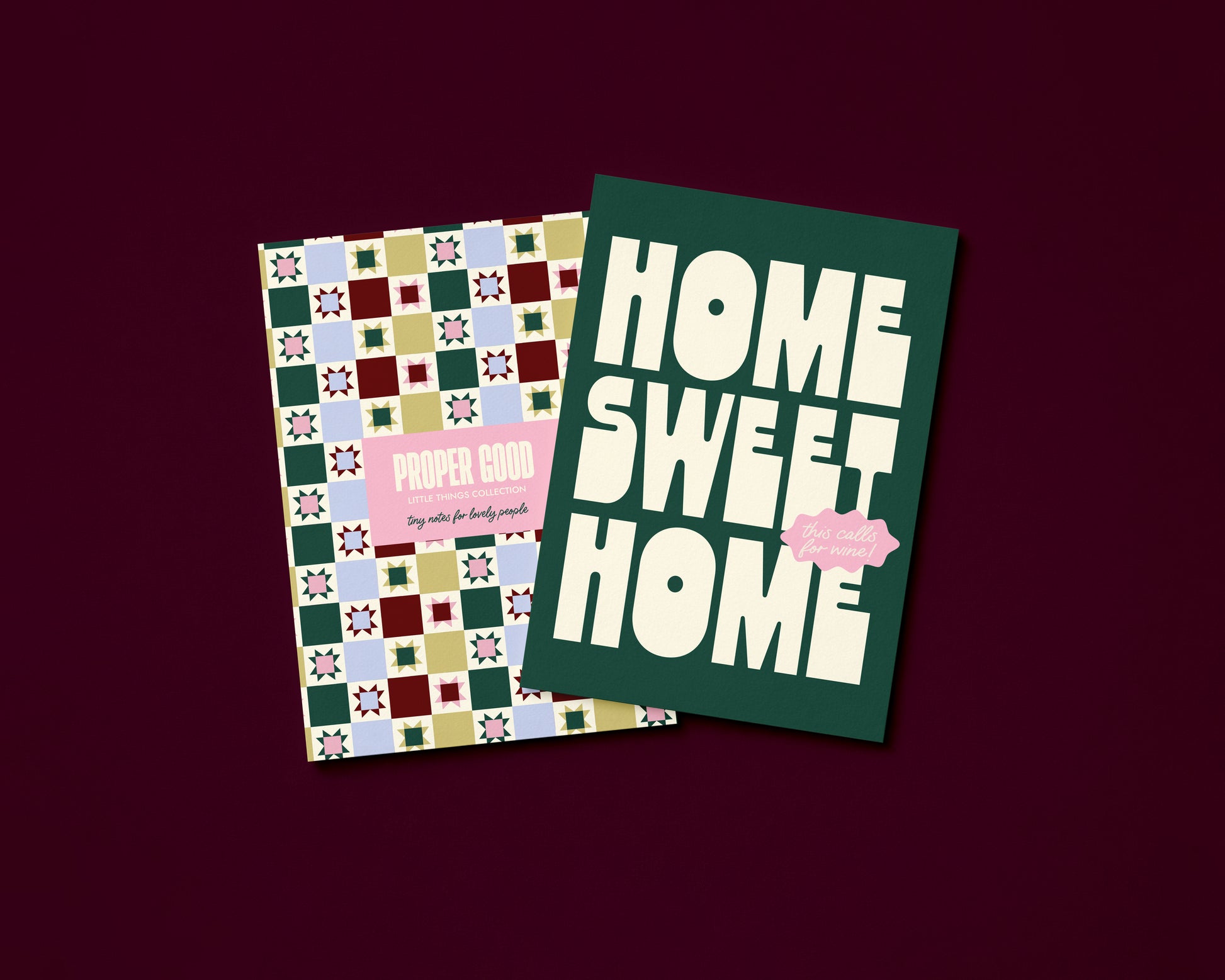 Mini New Home Greetings Card | This Calls For Wine