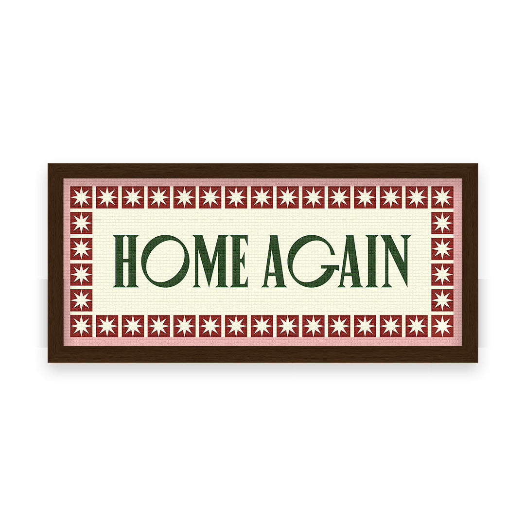 Home Again Panoramic Framed Print