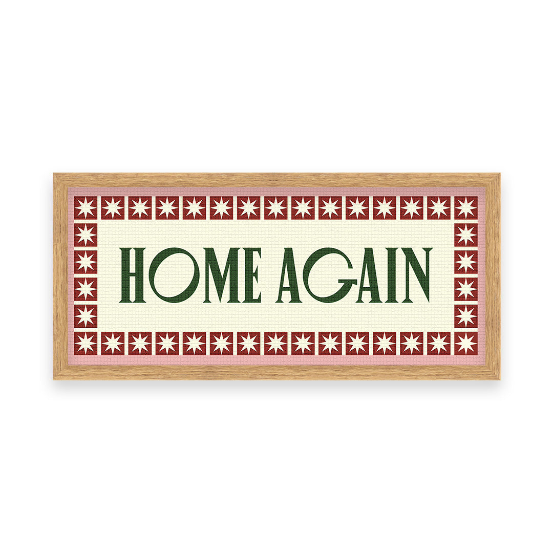 Home Again Panoramic Framed Print