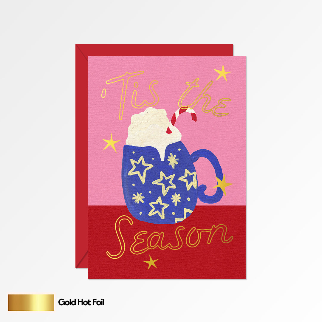 Tis The Season Hot Choc Christmas Card
