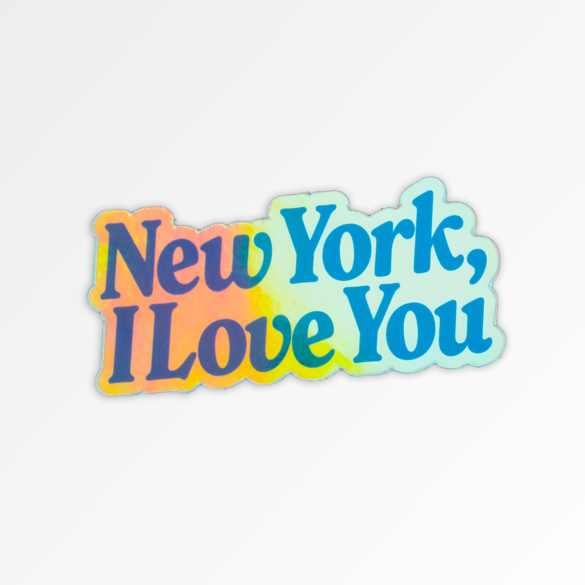 NEW YORK HOLOGRAPHIC WATERPROOF VINYL STICKER