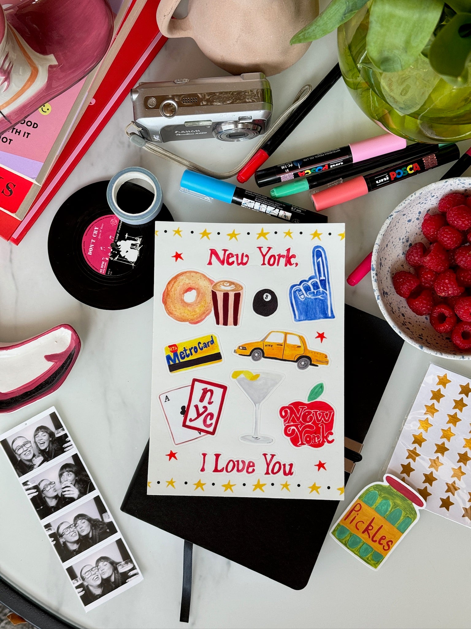 NEW YORK STICKER SHEET
