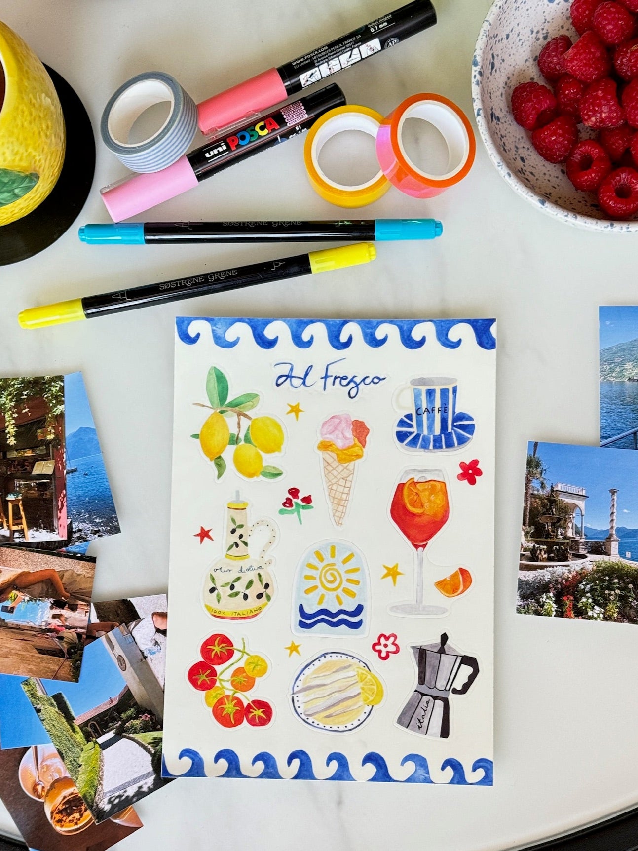 ALFRESCO SUMMER STICKER SHEET