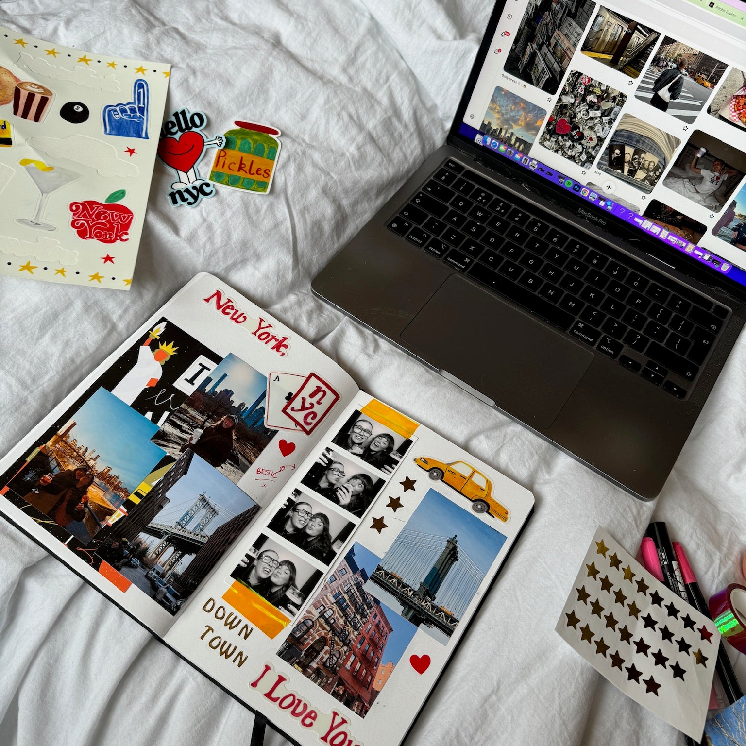 NEW YORK STICKER SHEET